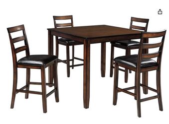 Ashley Furniture Wooden Dining Set (Table, 4 chairs)