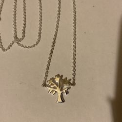 16” SilverTone Necklace With Pendant,by LA