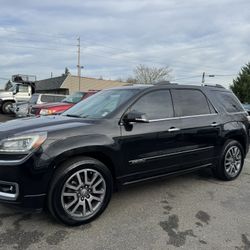 2013 GMC Acadia Denali 4D SUV AWD 138k miles Clean title  3rs row  Leather  Runs great  253-444-7219 Parks-motors . Com 