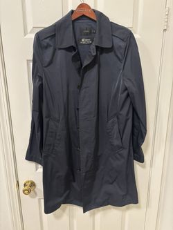J.Crew Mens Trench/Rain Coat OLMETEX Made in Como Italy