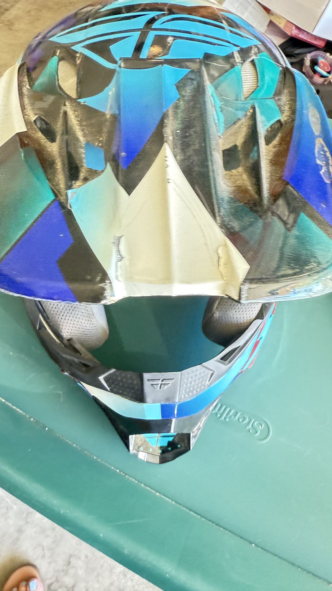 Fly Racing Motorcycle Helmet Off Road Size Large