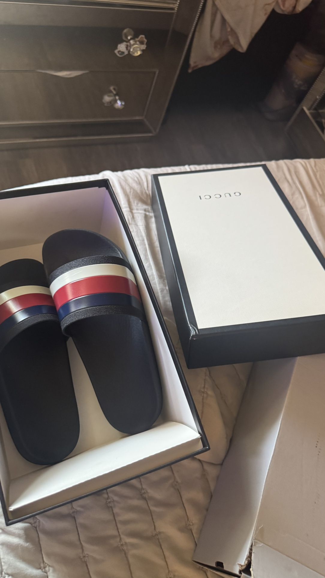 chancleta Gucci Size 8 De Hombre