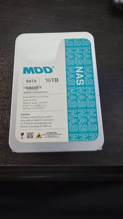 MDD 16TB NAS Hard Drive - $325 Each - 4 Available