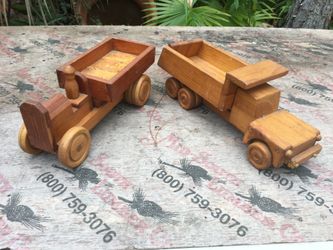2 wooden  trucks $35.00 CASH. TEXT FOR PRICES.