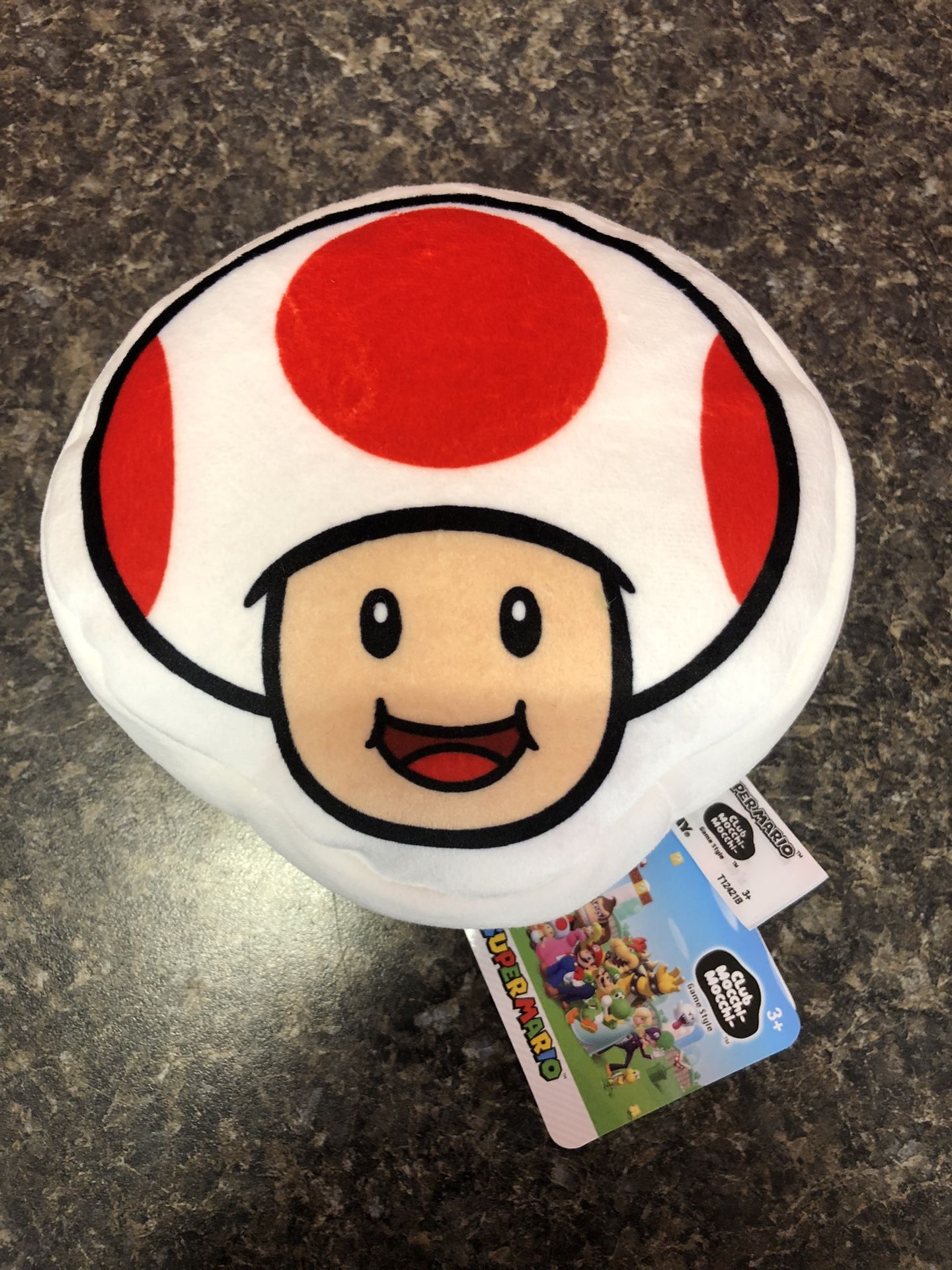 Nintendo - Super Mario Bros - Toad 12" Soft Plush Club Mocchi-Mocchi - Tomy