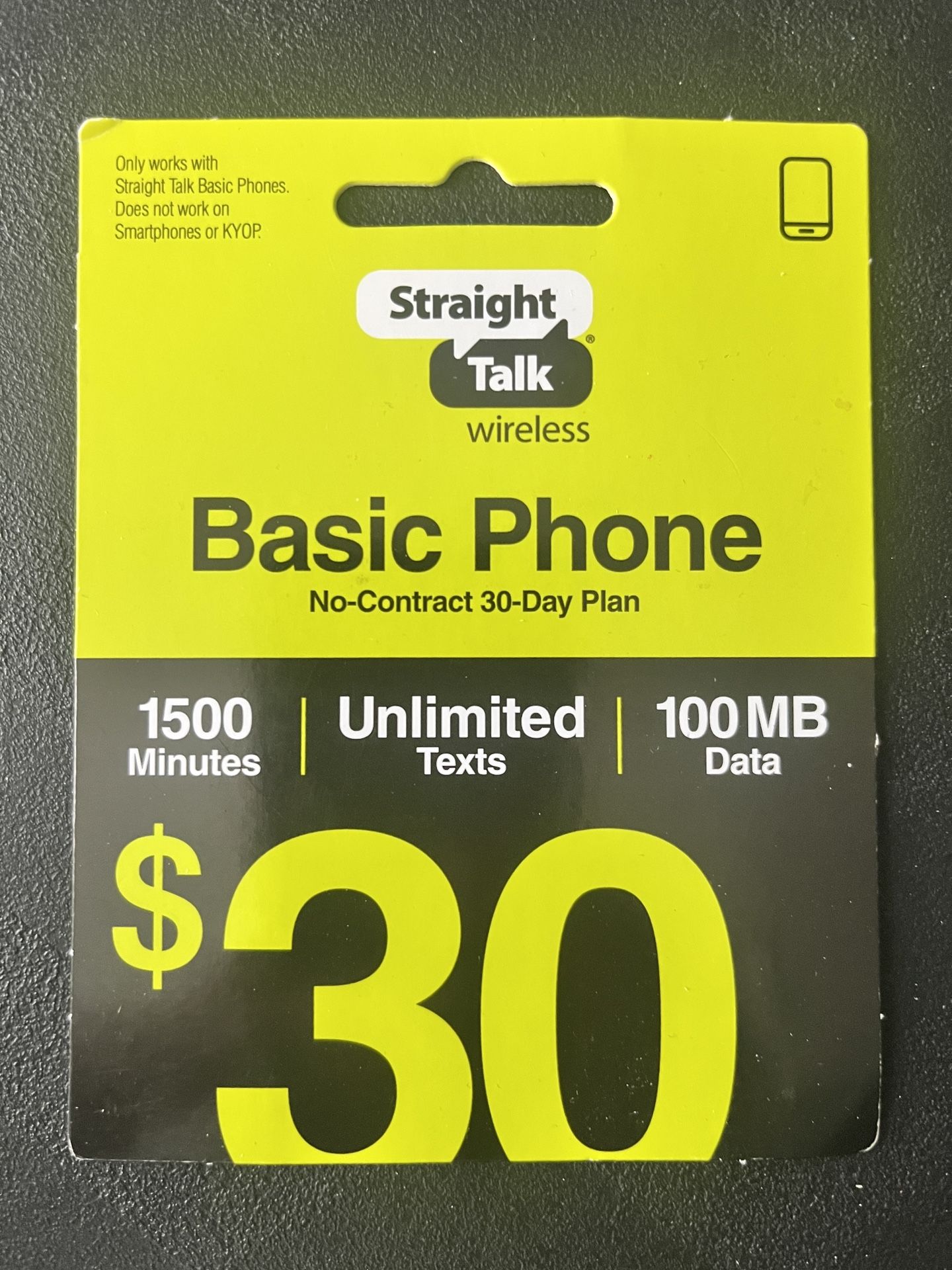 $30 Minute Card For $15