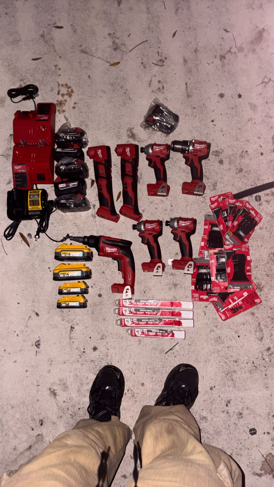 Some DEWALT Some Milwaukee Brand New