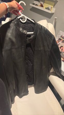 Men’s XXL Bikers Leather Black Jacket