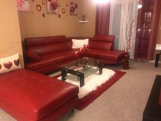 COMFY NEW IBIZA SECTIONAL SOFA AND OTTOMAN SET ON SALE ONLY $699. SAME DAY DELIVERY. NO CREDIT CHECK FINANCING