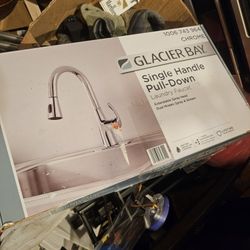 Glacier Bay Clare Single Handle Pull Down Laundry Utility Faucet in Chrome. Model #