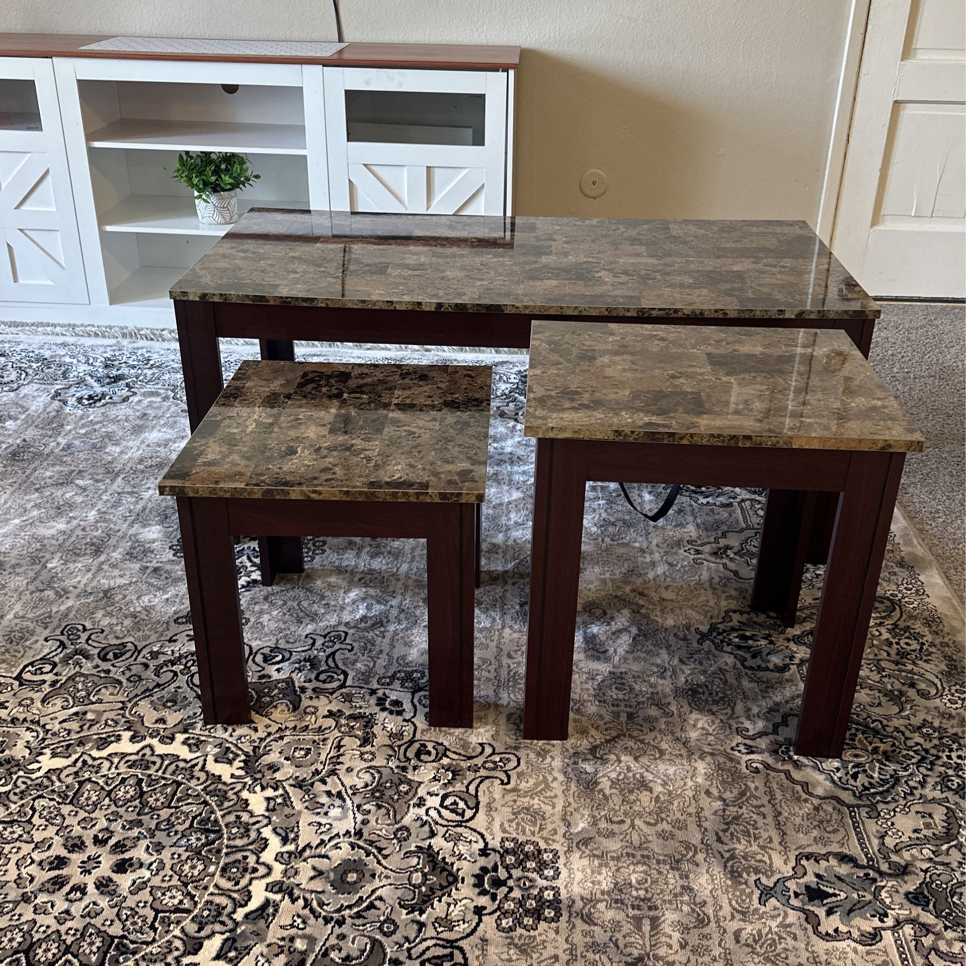 3 Pieces Coffee Table