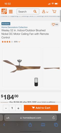 Ceiling fan.