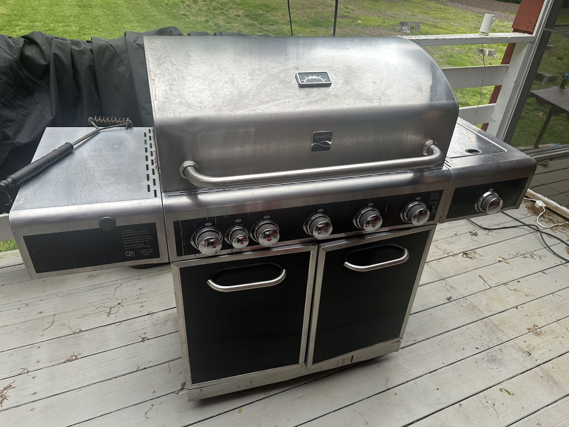 Gas Grill With New Cover