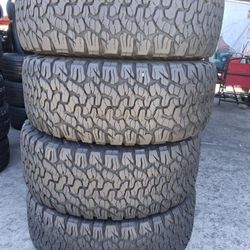 4 used Tires 315/70r17 Bfgoodrich Ko2 🤑 free Installation ‼️