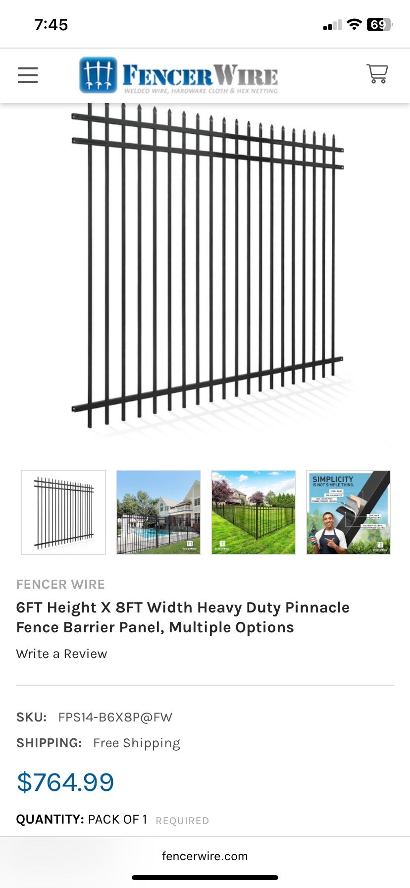 Heavy Duty Fence Panels
