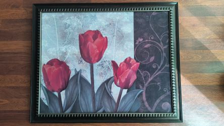 Flowers/Tulips Wall Art 31.5" x 25.5"