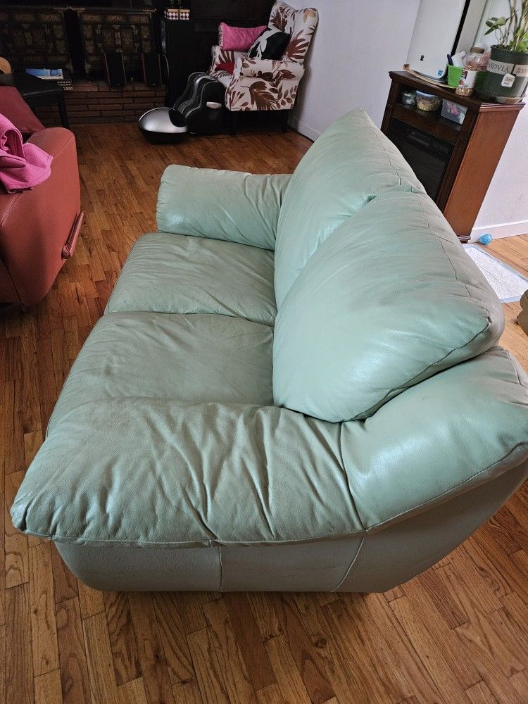 leather sofa. $80