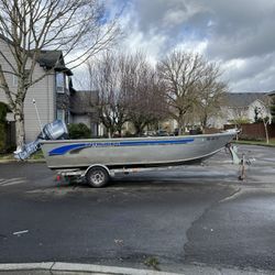 18ft Alumaweld Fishing Boat