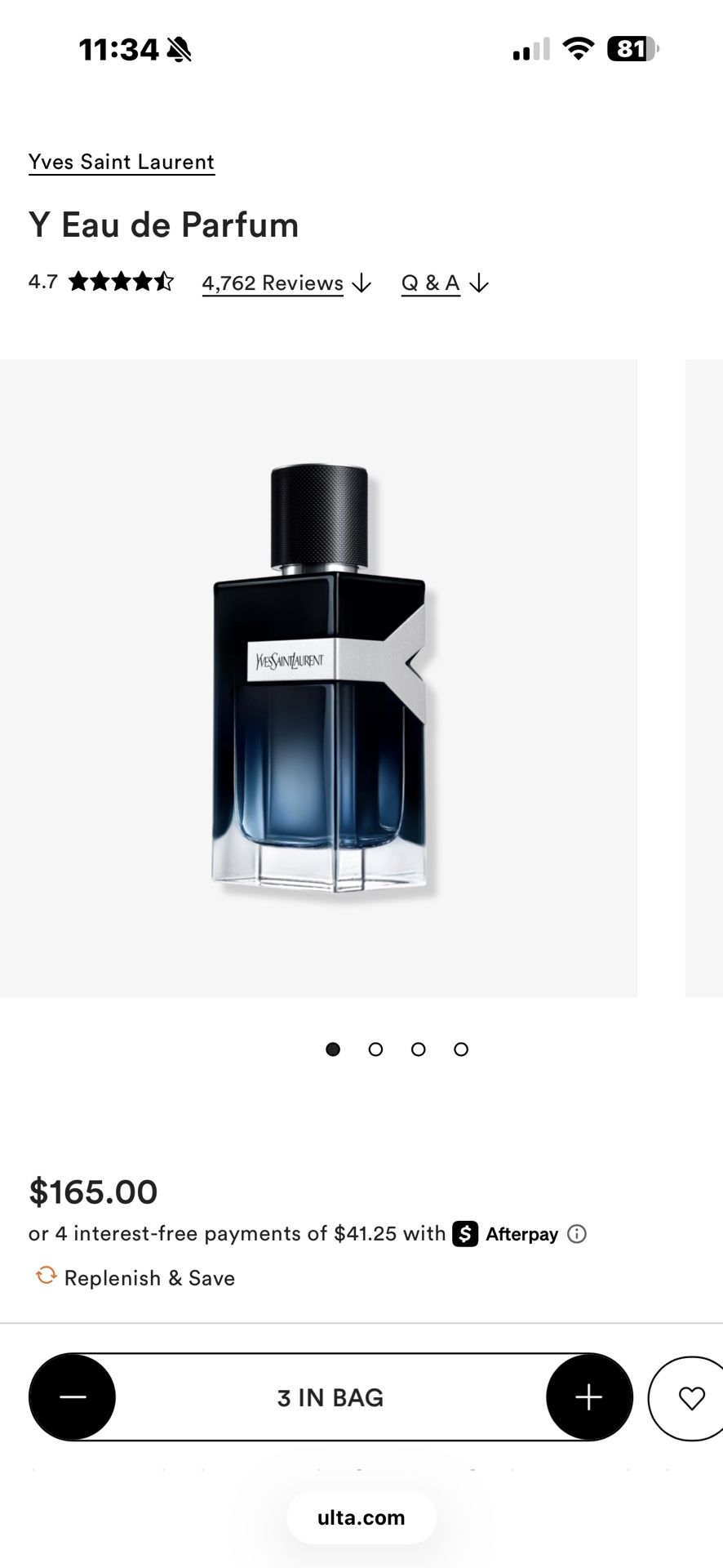 YSL Y EDP 3.3 OZ BRAND NEW