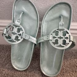 Tory Burch Miller Sandals – Mint Green – Women’s Size 6.5