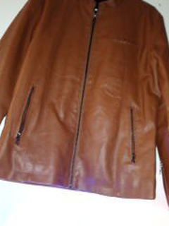 Mens Leather Jacket L