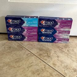 Crest 3D White 3.3 Oz All $20