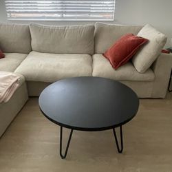 Black Wood grain Coffee table 
