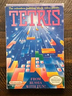 Tetris complete set with box!!! Excellent condition!!! For NES