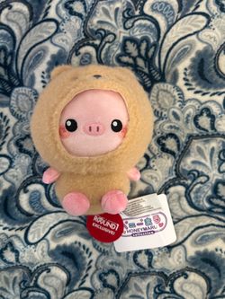 Honeymaru Pig Plush Round1 Exclusive Kawaii Mascot Plush NEW w/ Tag