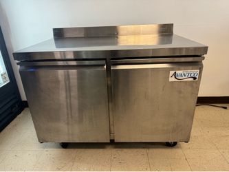 🔥 Like New Avantco 48” Commercial Stainless Steel Worktop Refrigerator