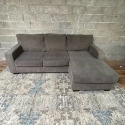 Grey L Shaped Sectional Couch “WE DELIVER”