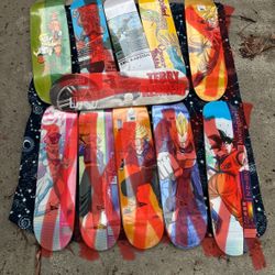 Real Skate Mental Krooked Baker Primitive Dragon Ball Z Skateboard Decks 
