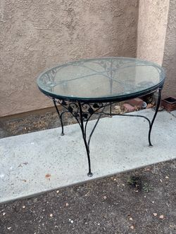 Vintage patio table