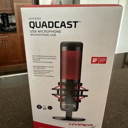 HYPERX QUADCAST USB GAMING MIC (NEW - UNOPENED)