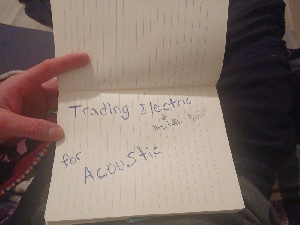 Trading Electric For Acoustic