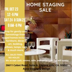 Home Staging Furniture & Accessory Sale