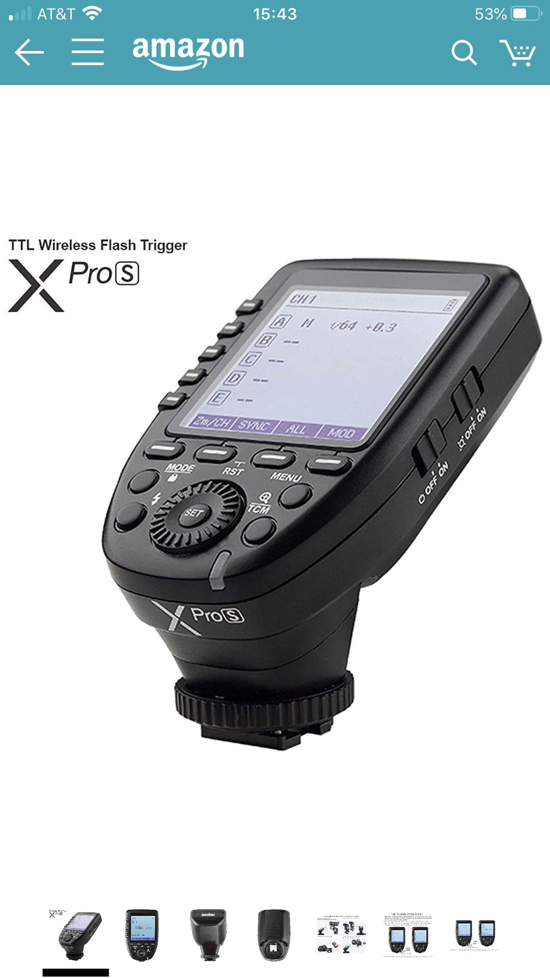 GODOX Xpro-S 1/8000s HSS TTL Wireless Flash Trigger for Sony MI Hotshoe Camera Flash TT350S V350S TT685S V860S V850 AD200 AD400Pro AD600 Pro AD600