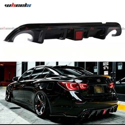 Infiniti Q50 Glass Black Diffuser with LED Brake light