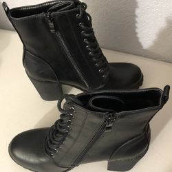 Black Boots Women Size 8 1/2 New