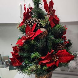 Christmas Tree In Vase