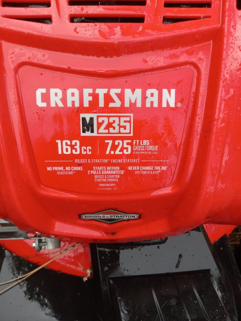 Craftsman M235 Self Propelled 175cc Briggs And Stratton for Sale in