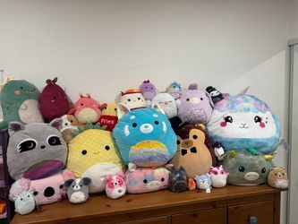 Squishmallow Collection – 25+ Plushies – Large, Medium & Small