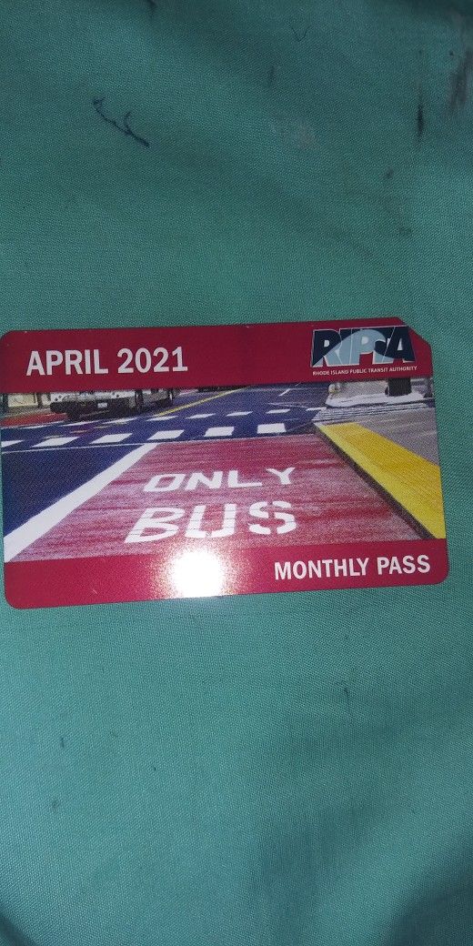 APRIL MONTHLY BUS PASS