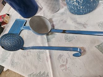 Cucharas antiguas de peltre ( coleccion ) 