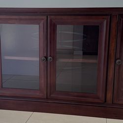 Credenza Wooden with glass doors