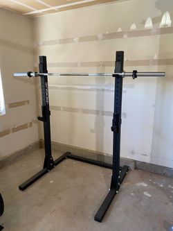 Rogue SML-1 Monster Lite Squat Stand + Monster Lite J-Cups
