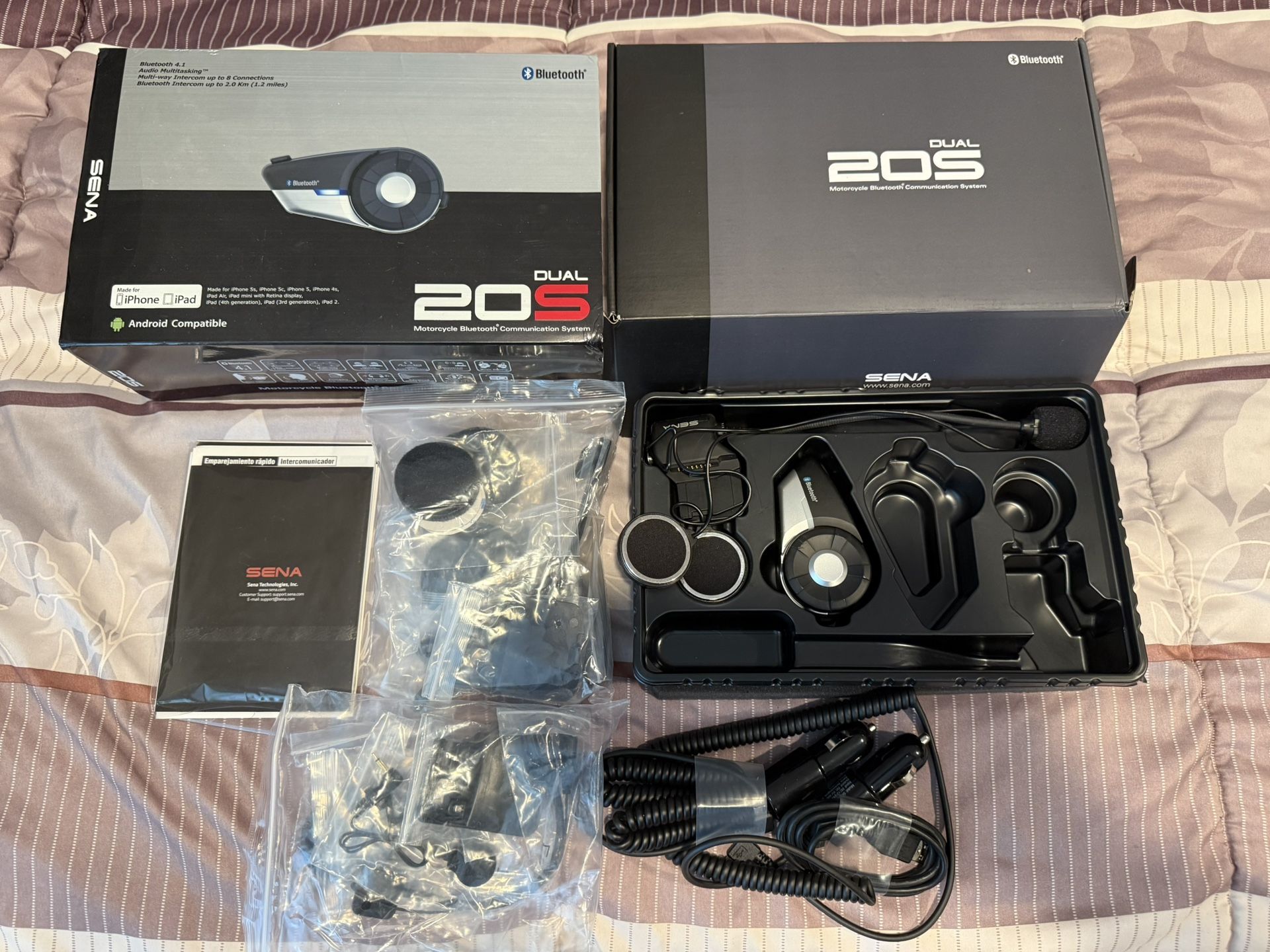 Sena 20S Motorcycle Bluetooth Headset Communication System