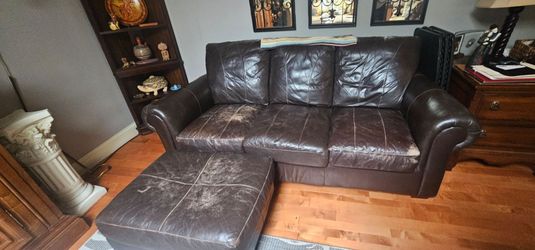 Leather couch