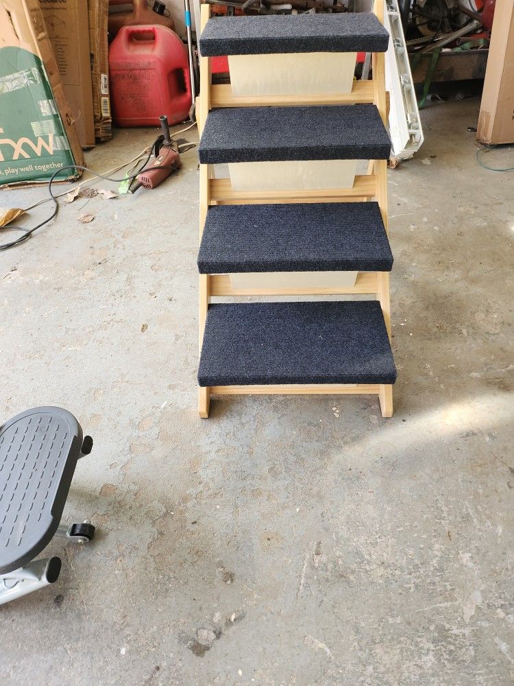 Adjustable Foldable Pet Safety Step Ramp