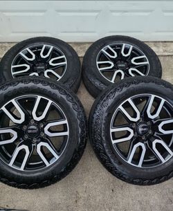 20" OEM GMC Sierra Wheels and Tires MINT CONDITION!